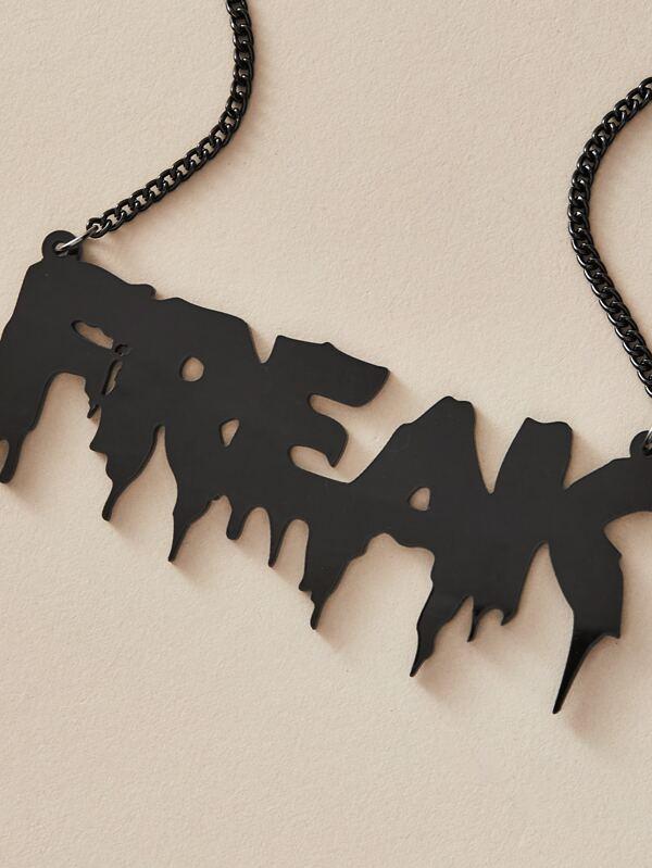 1pc Letter Charm Necklace