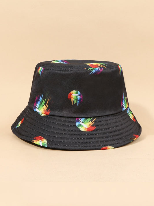 Mouth Pattern Bucket Hat