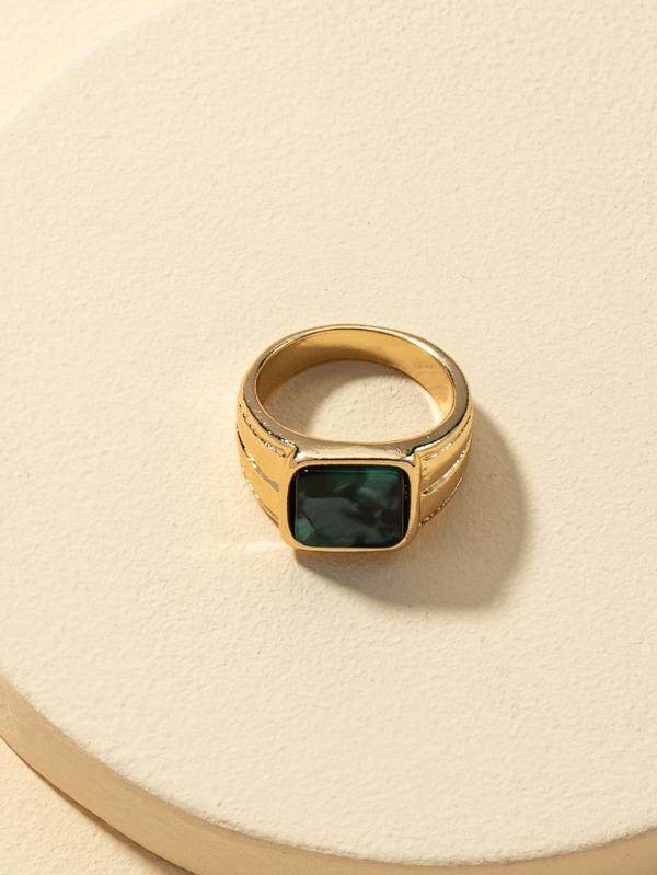 1pc Geometric Decor Ring - INS | Online Fashion Free Shipping Clothing, Dresses, Tops, Shoes