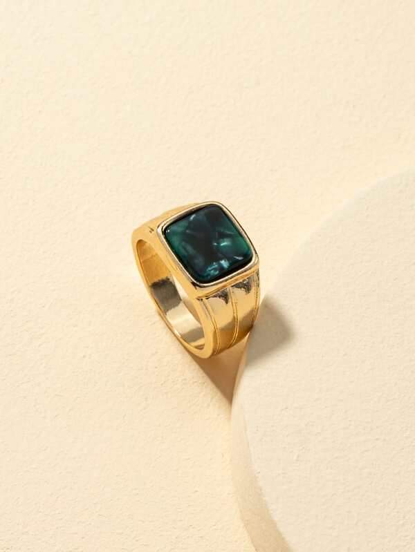 1pc Geometric Decor Ring - INS | Online Fashion Free Shipping Clothing, Dresses, Tops, Shoes