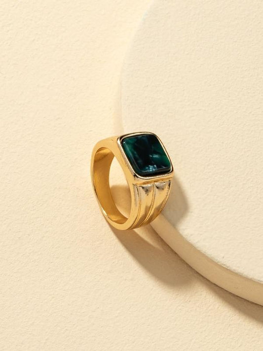 1pc Geometric Decor Ring - INS | Online Fashion Free Shipping Clothing, Dresses, Tops, Shoes