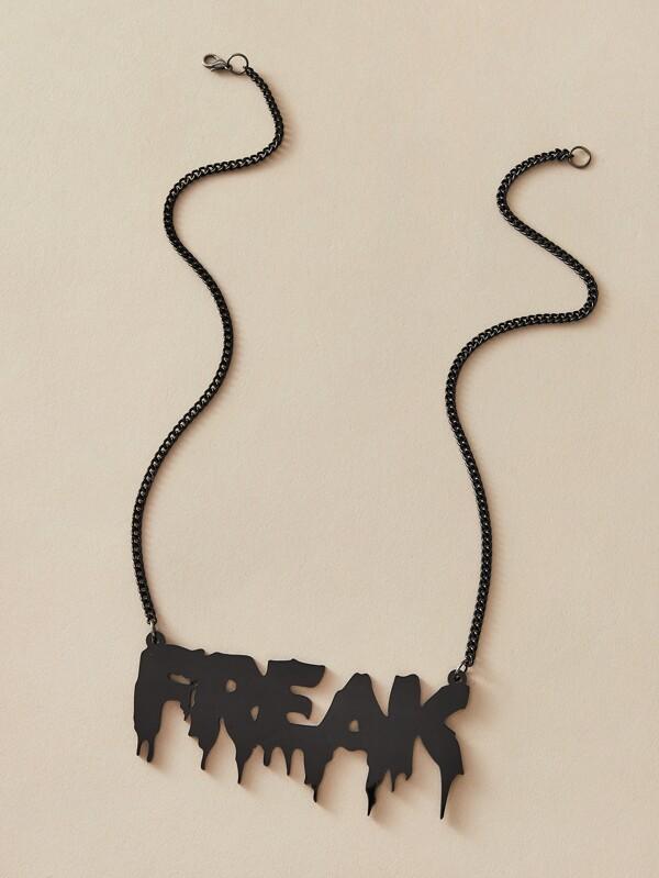 1pc Letter Charm Necklace - INS | Online Fashion Free Shipping Clothing, Dresses, Tops, Shoes