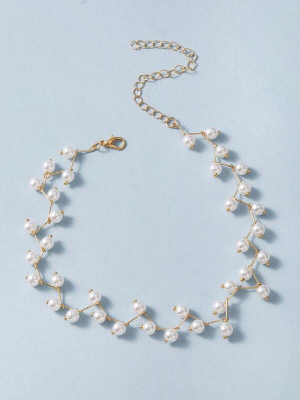 1pc Pearl Design Choker - INS | Online Fashion Free Shipping Clothing, Dresses, Tops, Shoes