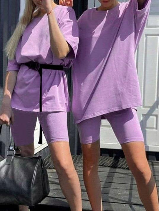 2 Piece Outfits Summer Casual Shorts Set - Two-piece Outfits - INS | Online Fashion Free Shipping Clothing, Dresses, Tops, Shoes - 13/03/2021 - Bean Green - Bean Green Black