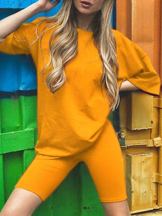 2 Piece Outfits Summer Casual Shorts Set - Two-piece Outfits - INS | Online Fashion Free Shipping Clothing, Dresses, Tops, Shoes - 13/03/2021 - Bean Green - Bean Green Black