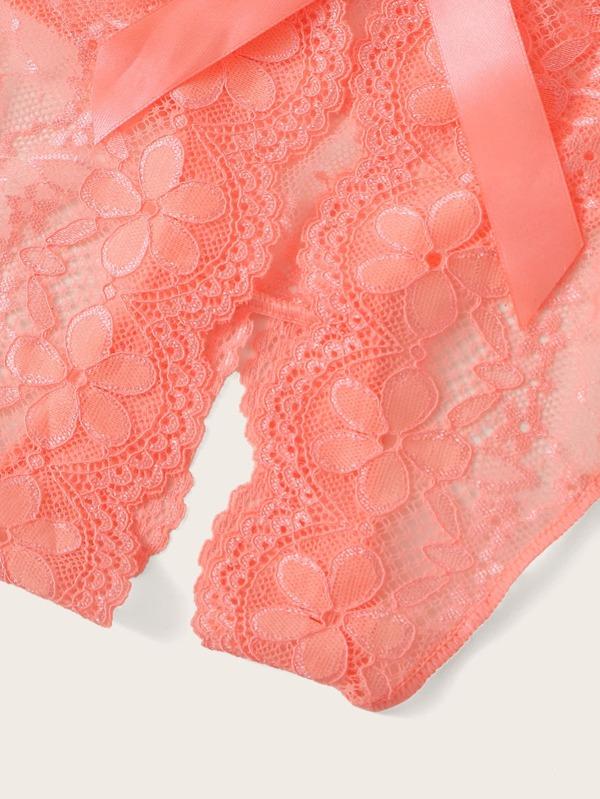2pack Floral Lace Scallop Trim Panty Set - INS | Online Fashion Free Shipping Clothing, Dresses, Tops, Shoes