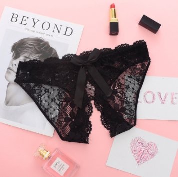2pack Floral Lace Scallop Trim Panty Set - INS | Online Fashion Free Shipping Clothing, Dresses, Tops, Shoes