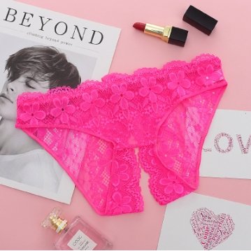 2pack Floral Lace Scallop Trim Panty Set - INS | Online Fashion Free Shipping Clothing, Dresses, Tops, Shoes