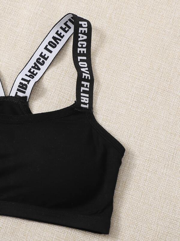 2pack Letter Strap Bralette - INS | Online Fashion Free Shipping Clothing, Dresses, Tops, Shoes
