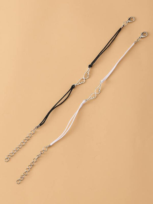 2pcs Wing Decor Bracelet - INS | Online Fashion Free Shipping Clothing, Dresses, Tops, Shoes