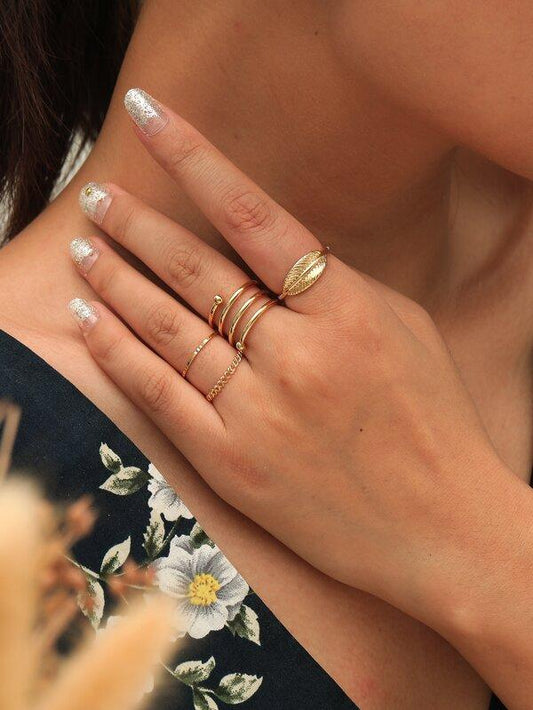 4pcs Minimalist Ring - INS | Online Fashion Free Shipping Clothing, Dresses, Tops, Shoes