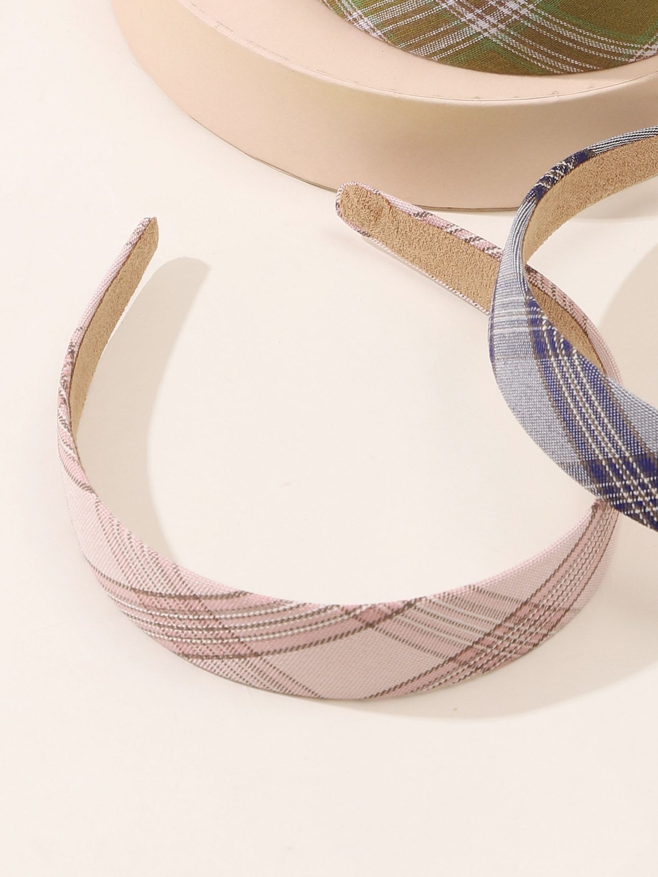 4pcs Plaid Pattern Hair Hoop - INS | Online Fashion Free Shipping Clothing, Dresses, Tops, Shoes