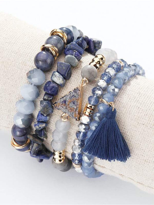 5pcs Tassel Charm Bracelet - INS | Online Fashion Free Shipping Clothing, Dresses, Tops, Shoes