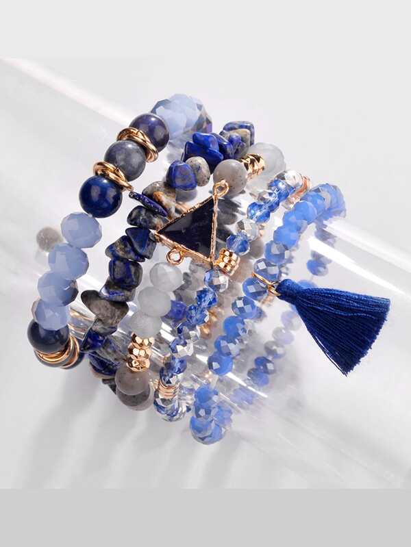 5pcs Tassel Charm Bracelet - INS | Online Fashion Free Shipping Clothing, Dresses, Tops, Shoes
