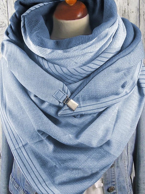 Women's Scarfs Thicken Warm Solid Fashion Shawl Scarf