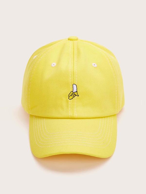 Banana Embroidery Baseball Cap - INS | Online Fashion Free Shipping Clothing, Dresses, Tops, Shoes