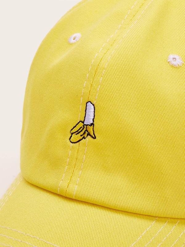 Banana Embroidery Baseball Cap - INS | Online Fashion Free Shipping Clothing, Dresses, Tops, Shoes
