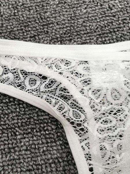 Basic Solid Color Sling Two-piece Underwear - Lingerie - INS | Online Fashion Free Shipping Clothing, Dresses, Tops, Shoes - 07/06/2021 - Color_White - LIN2106030012