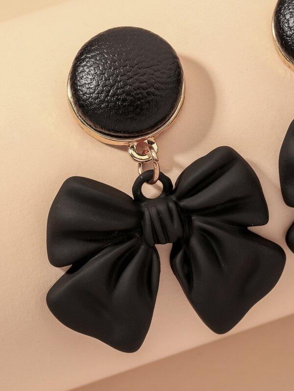 Bow Charm Drop Earrings - INS | Online Fashion Free Shipping Clothing, Dresses, Tops, Shoes