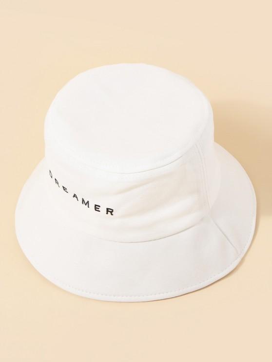 Brief Embroidery Dreamer Bucket Hat - INS | Online Fashion Free Shipping Clothing, Dresses, Tops, Shoes