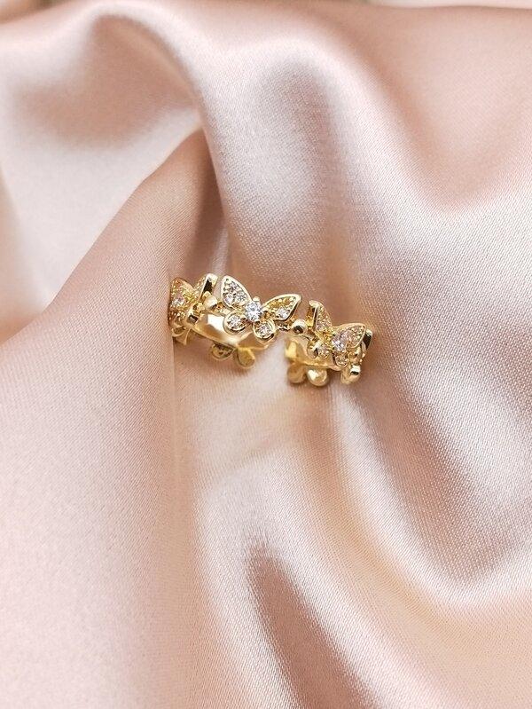 Butterfly Decor Cuff Rings - INS | Online Fashion Free Shipping Clothing, Dresses, Tops, Shoes