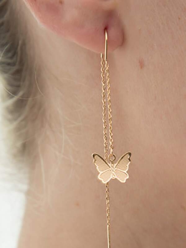 Butterfly Decor Drop Earrings - INS | Online Fashion Free Shipping Clothing, Dresses, Tops, Shoes