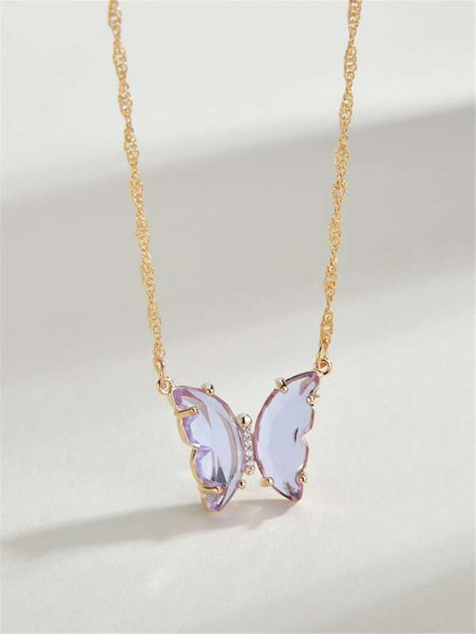 Butterfly Decor Necklace - INS | Online Fashion Free Shipping Clothing, Dresses, Tops, Shoes