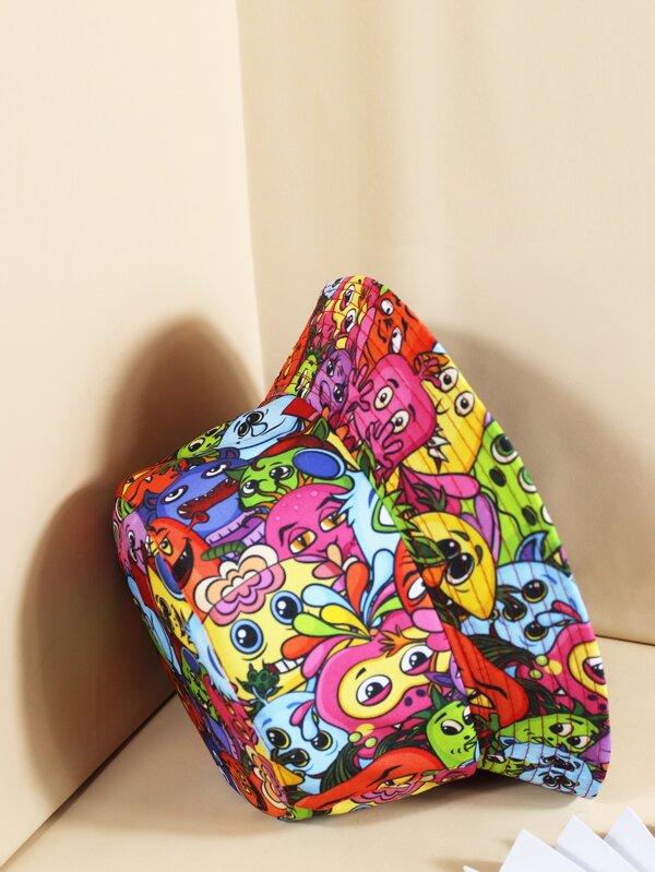 Cartoon Graphic Reversible Bucket Hat - INS | Online Fashion Free Shipping Clothing, Dresses, Tops, Shoes
