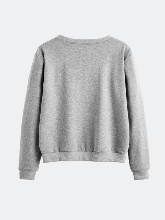 Cartoon Graphic Sweatshirt - INS | Online Fashion Free Shipping Clothing, Dresses, Tops, Shoes