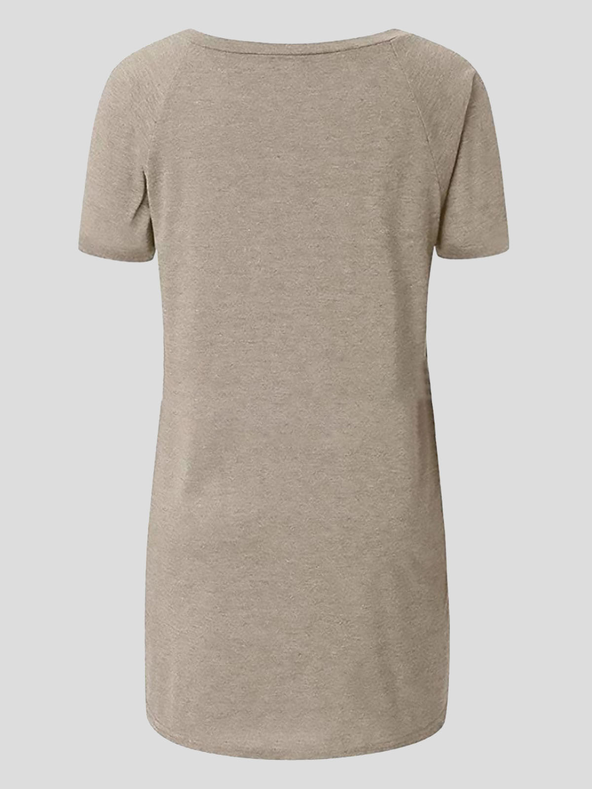 Casual Dandelion Print Short-sleeved V-neck T-shirt - T-shirts - INS | Online Fashion Free Shipping Clothing, Dresses, Tops, Shoes - 10-20 - 14/07/2021 - color-black