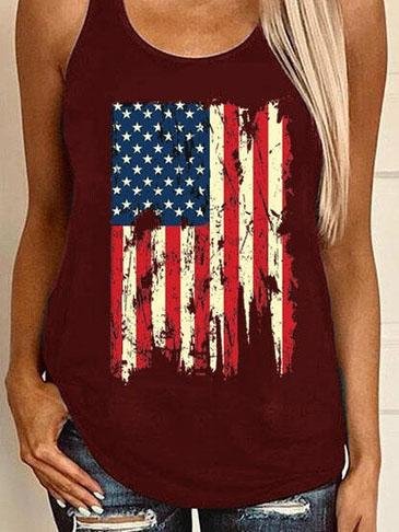 Casual Graphic Print Sleeveless Vest - Tank Tops - INS | Online Fashion Free Shipping Clothing, Dresses, Tops, Shoes - 04/06/2021 - Color_Black - Color_Gray