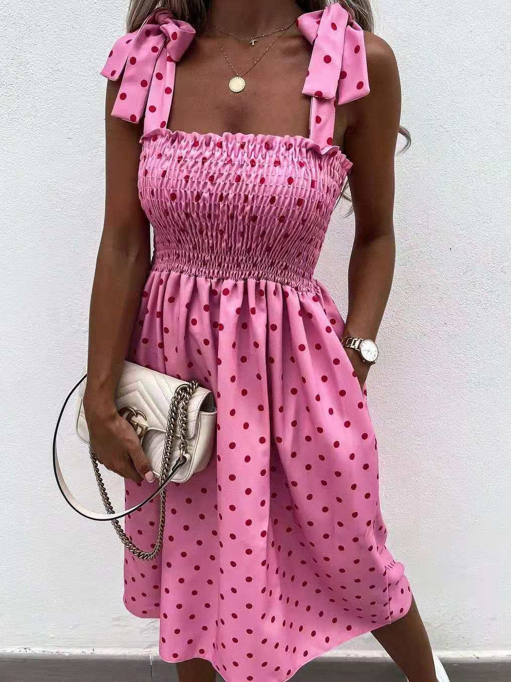 Casual Sleeveless Floral Print Midi Dress - Midi Dresses - INS | Online Fashion Free Shipping Clothing, Dresses, Tops, Shoes - 16/06/2021 - 30-40 - Category_Midi Dresses