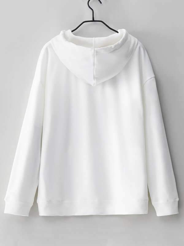 Christmas Kangaroo Pocket Fleece Lined Drawstring Hoodie - INS | Online Fashion Free Shipping Clothing, Dresses, Tops, Shoes