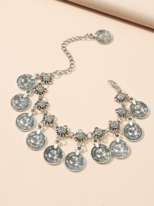 Coin Decor Chain Bracelet - INS | Online Fashion Free Shipping Clothing, Dresses, Tops, Shoes