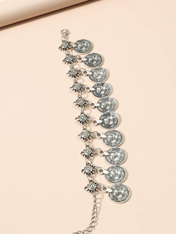 Coin Decor Chain Bracelet - INS | Online Fashion Free Shipping Clothing, Dresses, Tops, Shoes