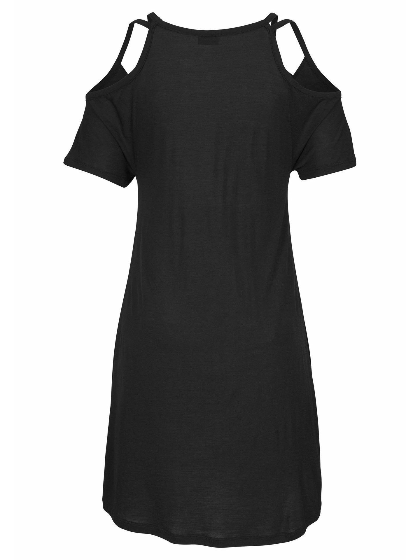 Deep V-Neck Short Sleeve Casual Dress - Mini Dresses - INS | Online Fashion Free Shipping Clothing, Dresses, Tops, Shoes - 10-20 - 22/07/2021 - Category_Mini Dresses