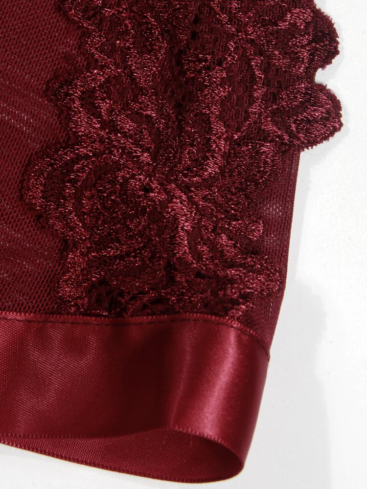 Deep V Neck Suspender Pajamas Lingerie - Lingerie - INS | Online Fashion Free Shipping Clothing, Dresses, Tops, Shoes - 07/06/2021 - Color_Red - LIN2106030011