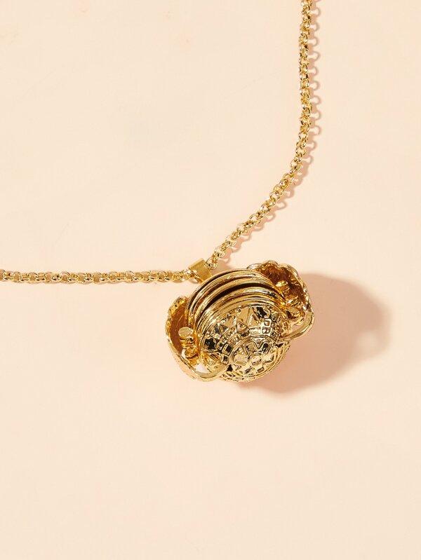 Detachable Lock Charm Chain Necklace 1pc - INS | Online Fashion Free Shipping Clothing, Dresses, Tops, Shoes