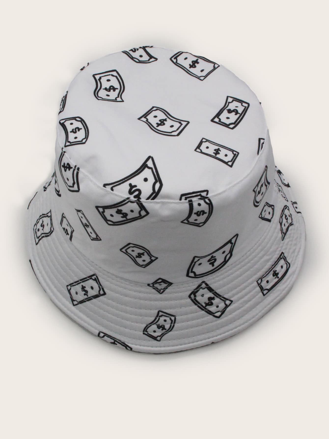 Dollar Sign Print Bucket Hat - INS | Online Fashion Free Shipping Clothing, Dresses, Tops, Shoes