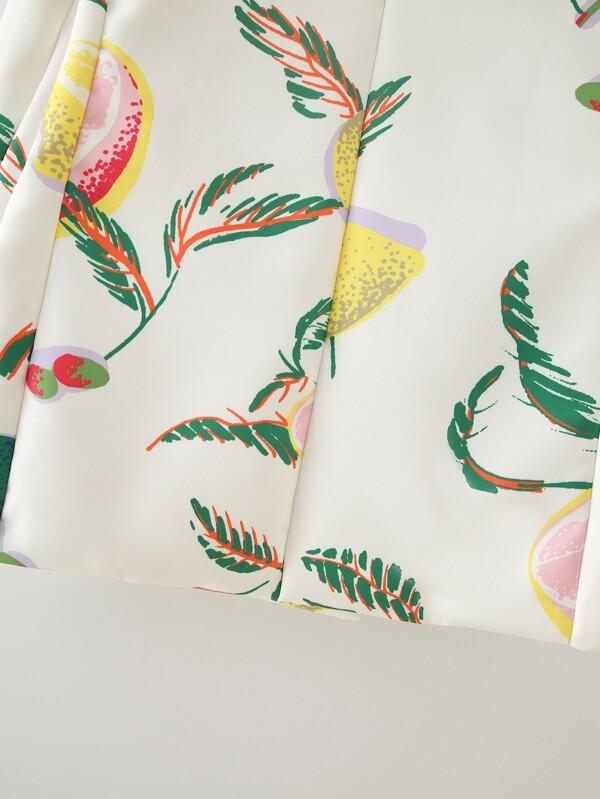 Double Breasted Lemon Print Blazer - INS | Online Fashion Free Shipping Clothing, Dresses, Tops, Shoes