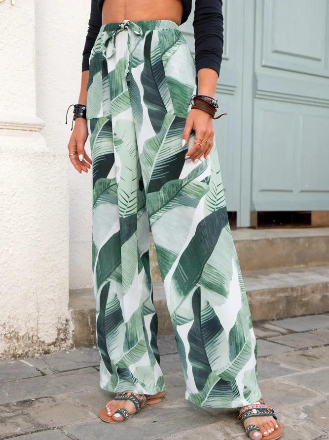 Fashion Printed Casual Wide-leg Pants - Pants - INS | Online Fashion Free Shipping Clothing, Dresses, Tops, Shoes - 10-20 - 19/06/2021 - Bottoms
