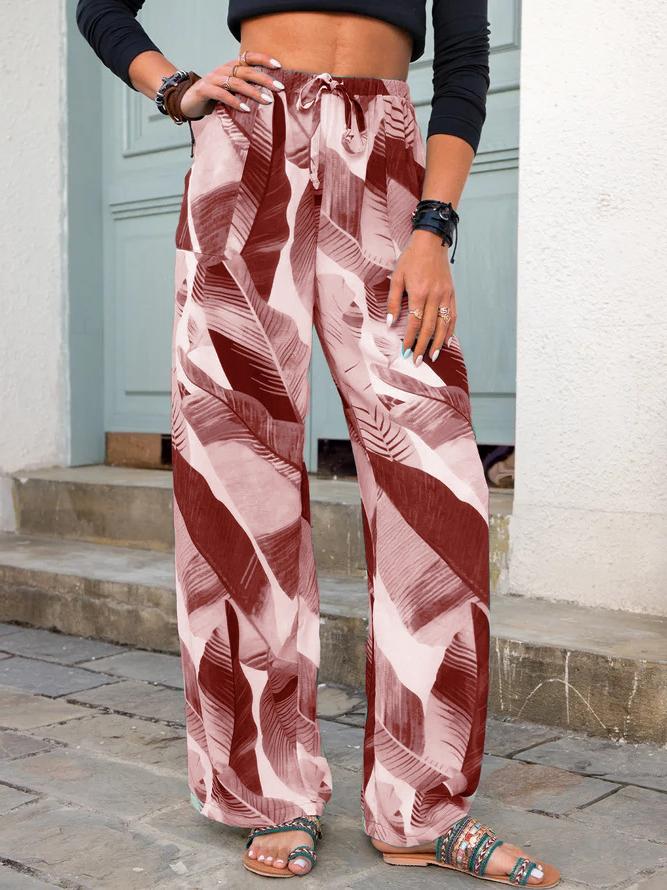 Fashion Printed Casual Wide-leg Pants - Pants - INS | Online Fashion Free Shipping Clothing, Dresses, Tops, Shoes - 10-20 - 19/06/2021 - Bottoms