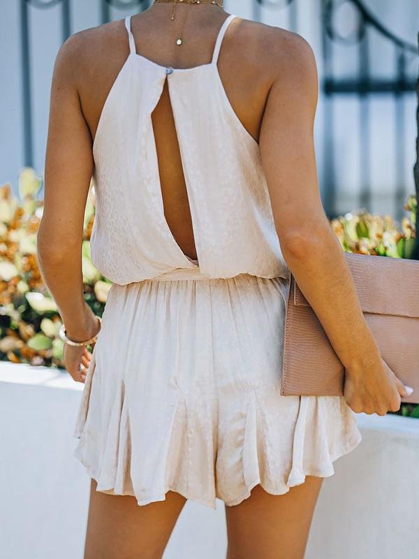 Fashion Sleeveless Leopard Print Jumpsuit - Jumpsuits & Rompers - INS | Online Fashion Free Shipping Clothing, Dresses, Tops, Shoes - 29/06/2021 - 30-40 - Bottoms