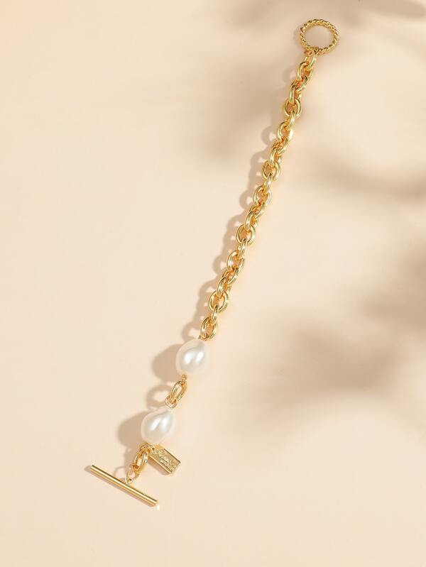 Faux Pearl Decor Bracelet - INS | Online Fashion Free Shipping Clothing, Dresses, Tops, Shoes