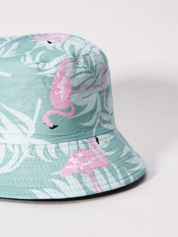 Flamingo Print Bucket Hat - INS | Online Fashion Free Shipping Clothing, Dresses, Tops, Shoes