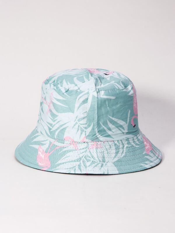 Flamingo Print Bucket Hat - INS | Online Fashion Free Shipping Clothing, Dresses, Tops, Shoes