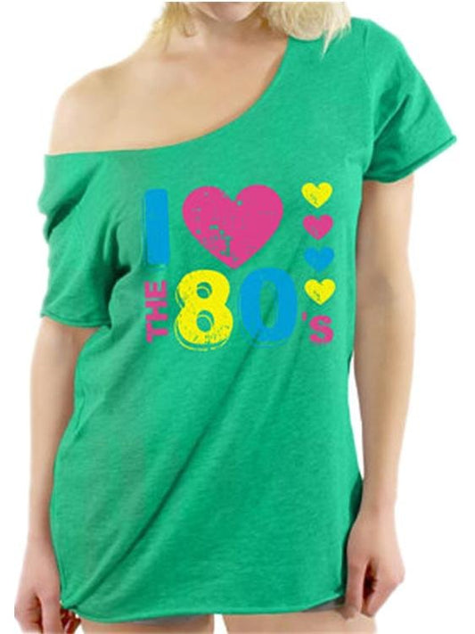 Franco I Love The 80's Shirt - T-Shirts - INS | Online Fashion Free Shipping Clothing, Dresses, Tops, Shoes - 04/03/2021 - Black - Color_Black