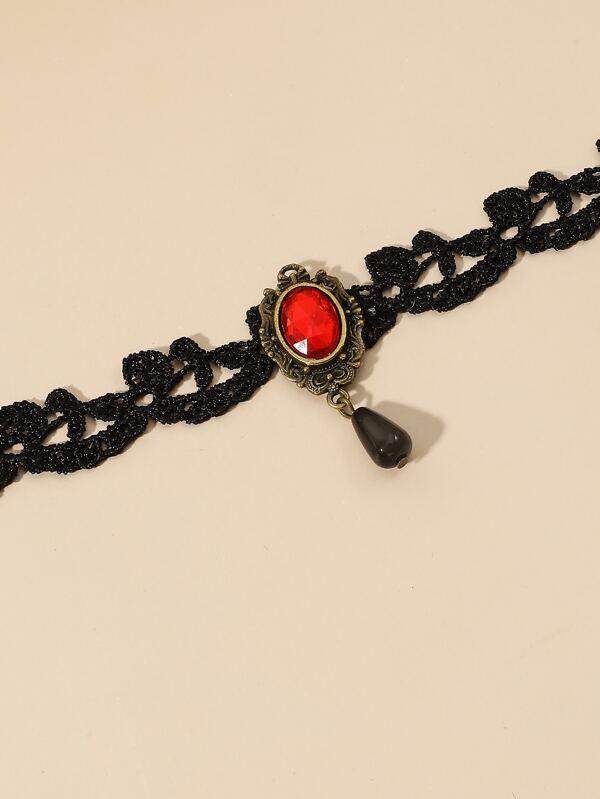 Gemstone Decor Choker - INS | Online Fashion Free Shipping Clothing, Dresses, Tops, Shoes