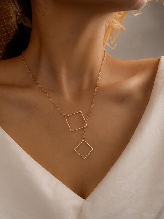 Geometric Decor Necklace - INS | Online Fashion Free Shipping Clothing, Dresses, Tops, Shoes