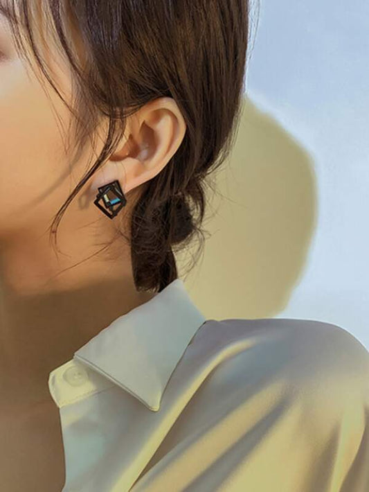 Geometric Design Stud Earrings - INS | Online Fashion Free Shipping Clothing, Dresses, Tops, Shoes